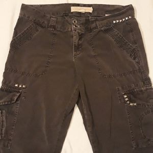 J Crew distressed Chino or Capri pants